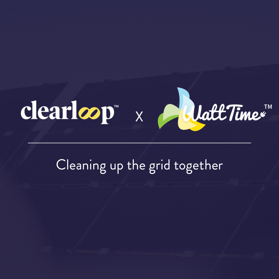 Clearloop X WattTime = cleaning up the grid together