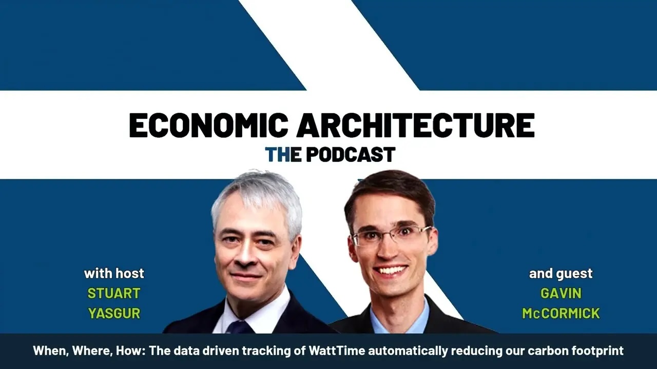 Economic architecture cover image with Stuart Yasgur and Gavin McCormick